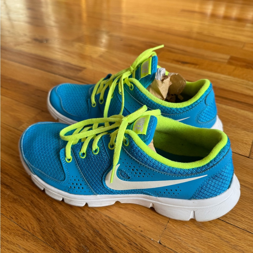 Nike Blue and Yellow Sneakers